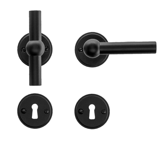 Deurklink zwart Grado T+L
