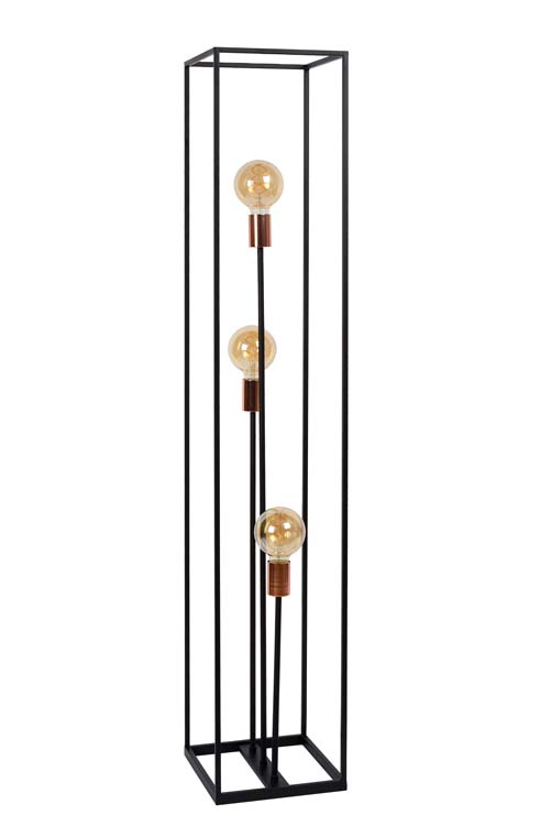 Lucide ARTHUR - Lampadaire - E27 - Noir
