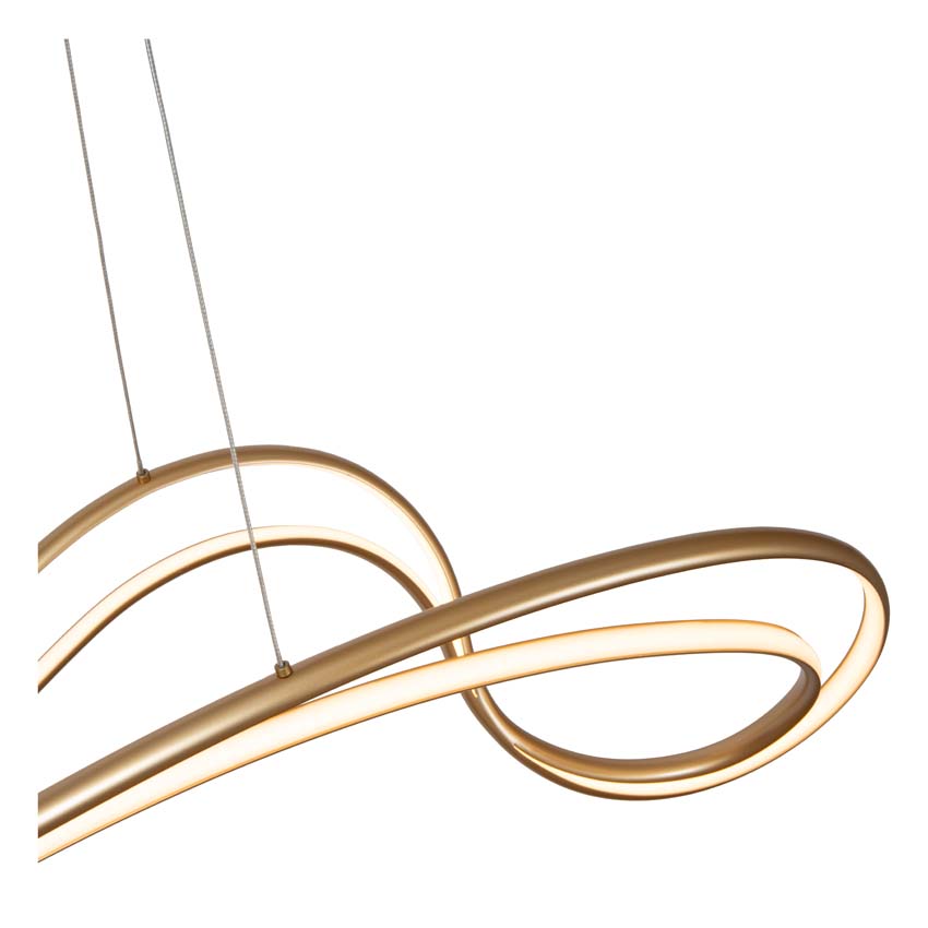 SARDANA - Suspension - LED Dim. - 1x54W 2700K - Or Mat / Laiton