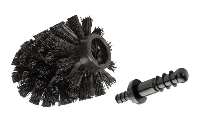 Brosse toilette réserve Wenko noir