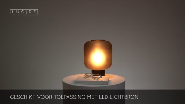 ELOISE - Tafellamp - Ø 21 cm - 1xE27 - Zwart ELOISE - Tafellamp - Ø 21 cm - 1xE27 - Zwart