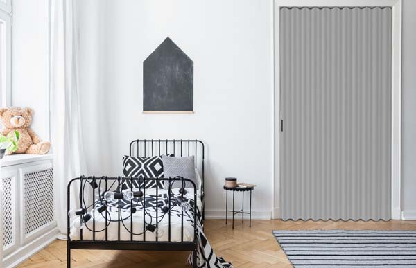 Porte pliante piedra simili cuir sur mesure