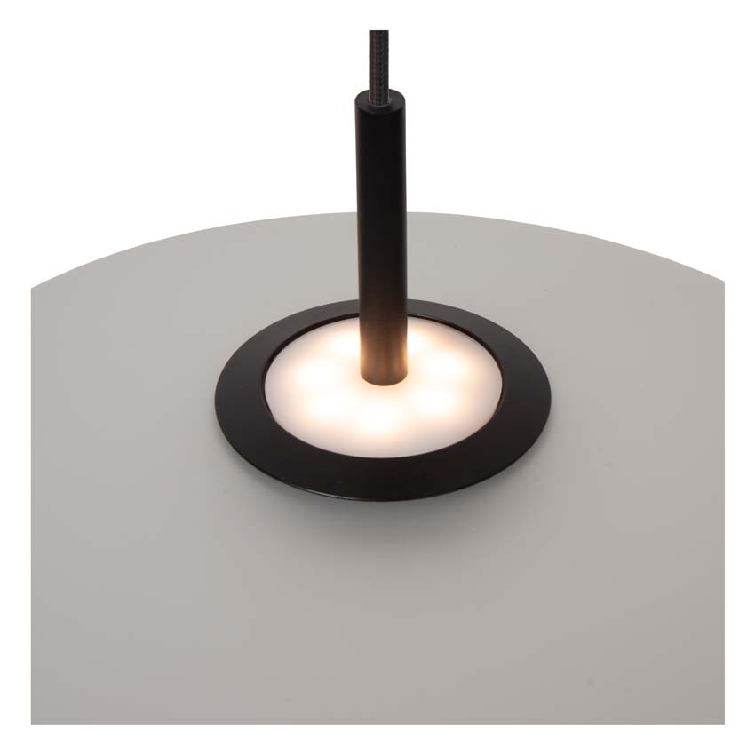 Lucide Premium MENGA - Hanglamp - Ø 40 cm - LED Dimb. - 1x11W 2700K - Opaal