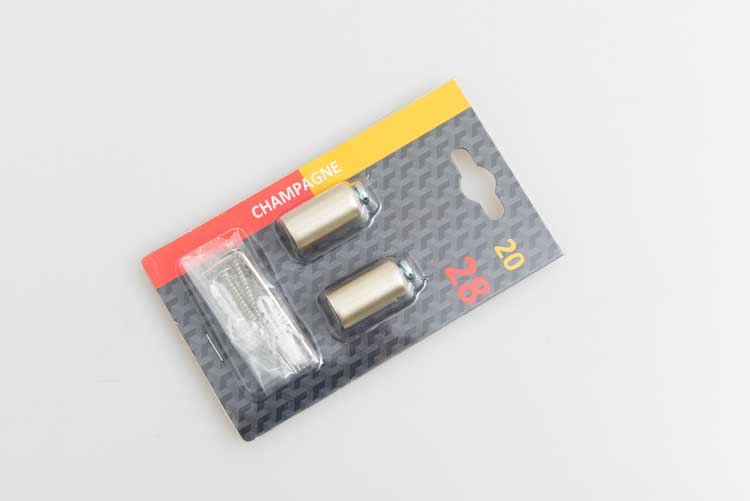 Pendentifs jo20/28mm champagne 2pcs