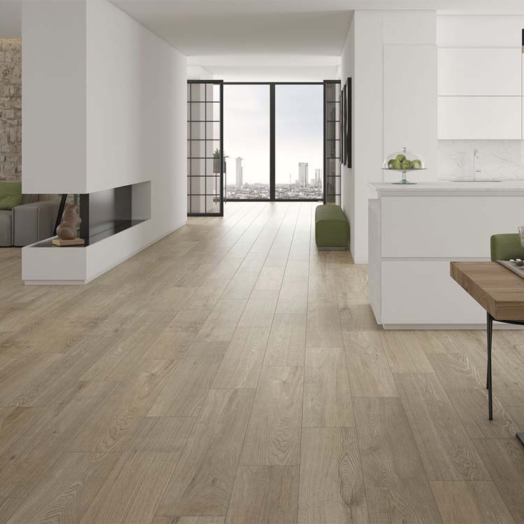 Carrelage imitation parquet Acadia brun 23x120cm