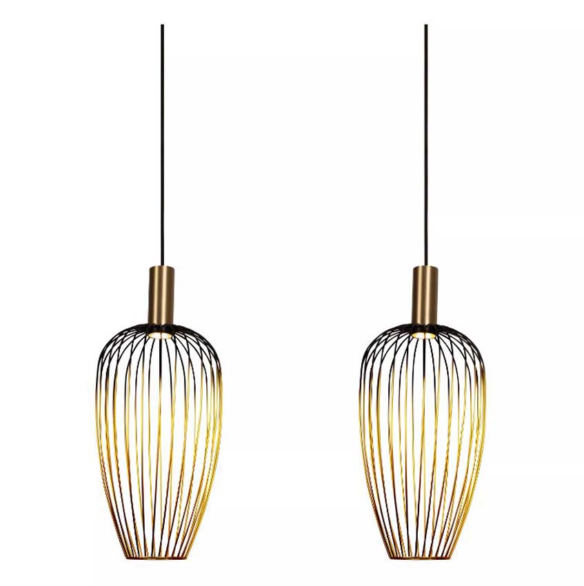 Lucide Vibes Aurelie - Suspension - 3xGU10 (MR11) - Or