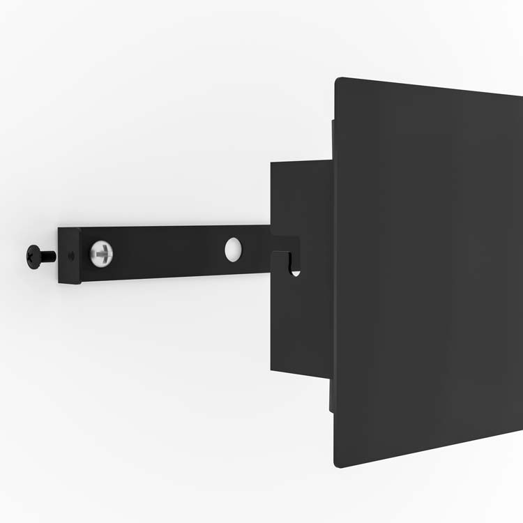 Applique murale intérieure - noir - 20x10cm - non dimmable - led intégré - 1x14w - 3000K - 780 lumens