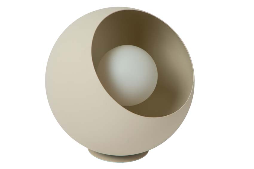 Lampe de table - Ø20cm - 1xE27 - Beige