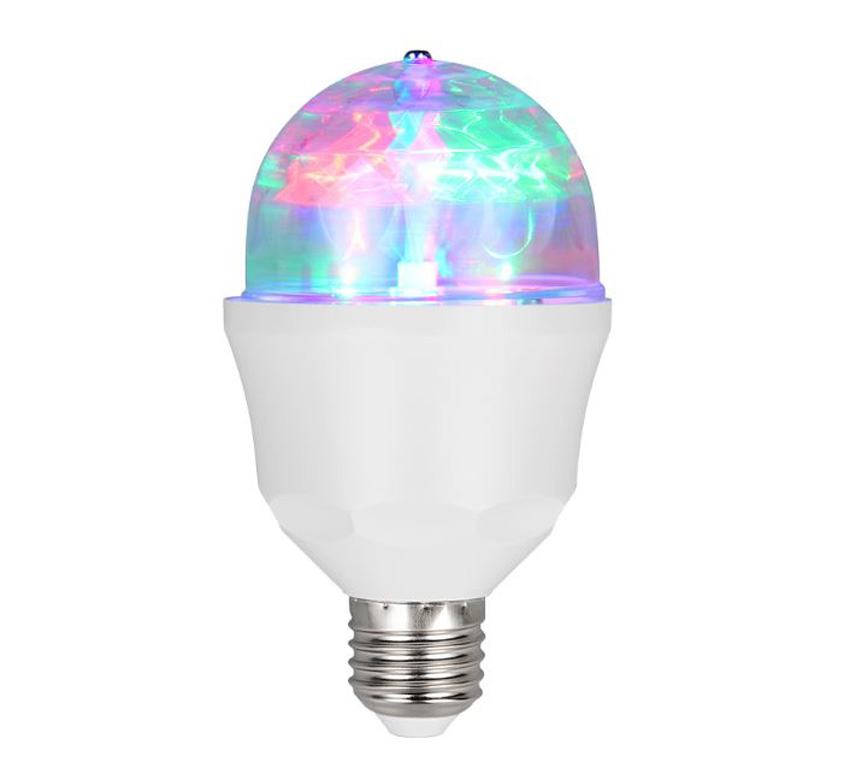 Ampoule LED - E27 - blanc - Ø6x10,5cm - dimmable - 3W - RGB