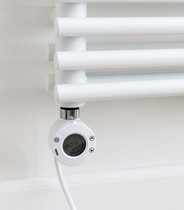 Elément chauffant électrique et digital blanc 1200 watt