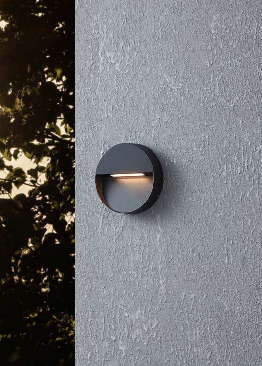 Applique extérieure Uggio LED noir 3000-6500K