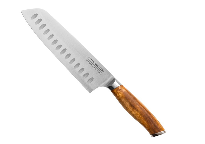 Santokumes BK Peter Goossens Maestro RVS/acaciahout 17cm