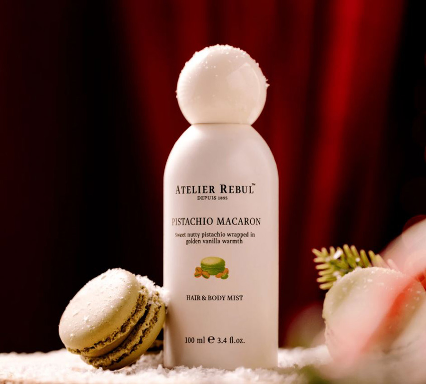 Brume pour le corps et les cheveux Atelier Rebul Pistachio Macaron 100ml