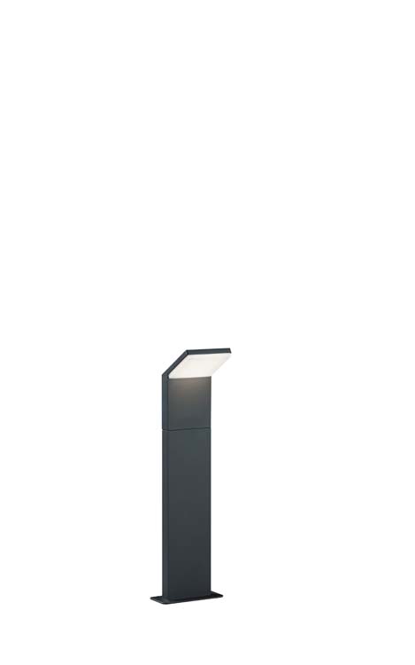 Lanterne antracite incl LED 9W 3000K 900Lm H50cm