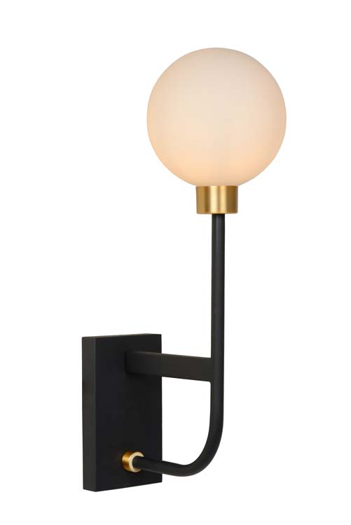 BEREND Wandlamp Badkamer 1xG9/33W 13/21/40cm Zwart
