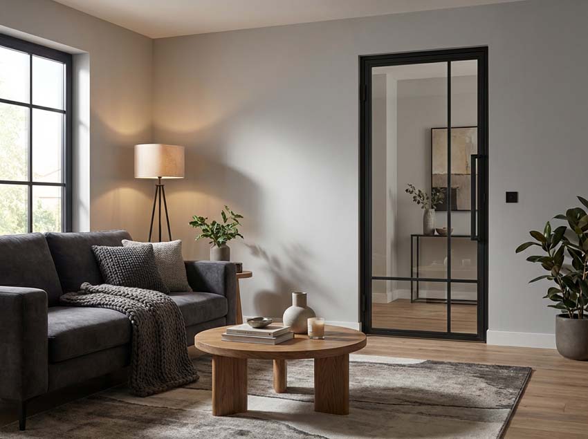 Porte intérieure Fer forgé 4W Tara 880 x 2040 mm D