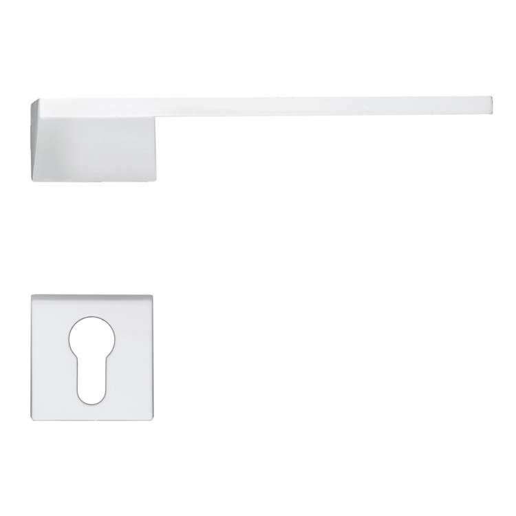 Deurkruk pro lucca wit cilinderrozet