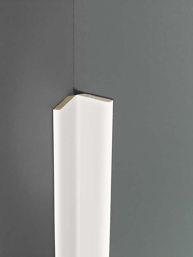 Kniklijst Maestro MDF waterbestendig uni white 270cm