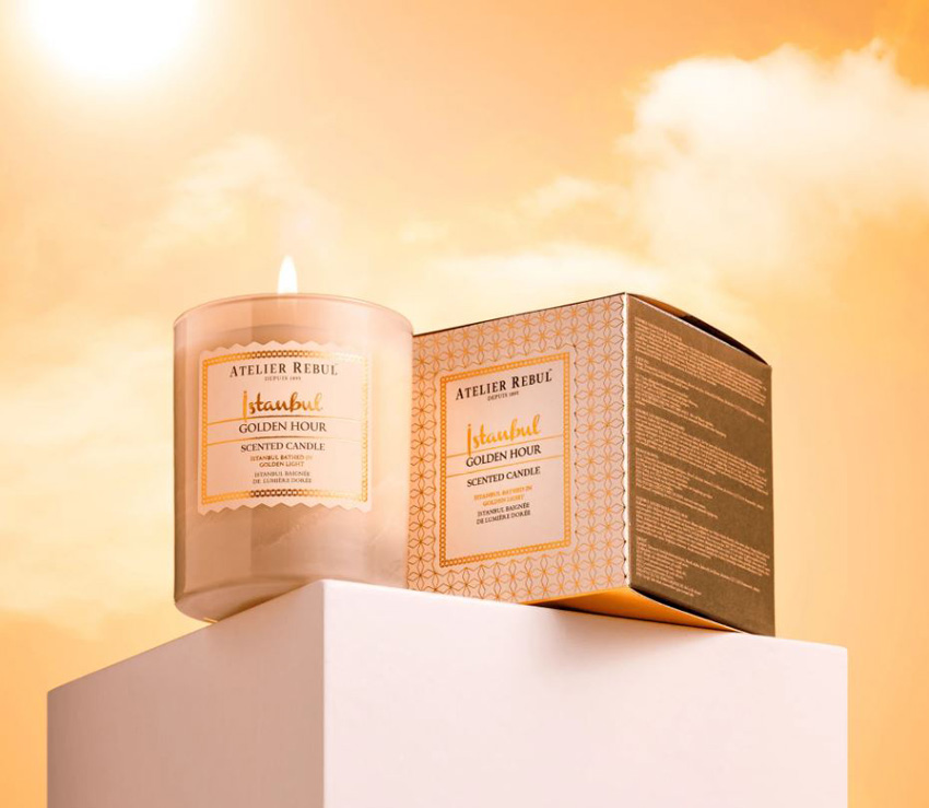 Bougie parfumée Atelier Rebul Istanbul Golden Hour 210g