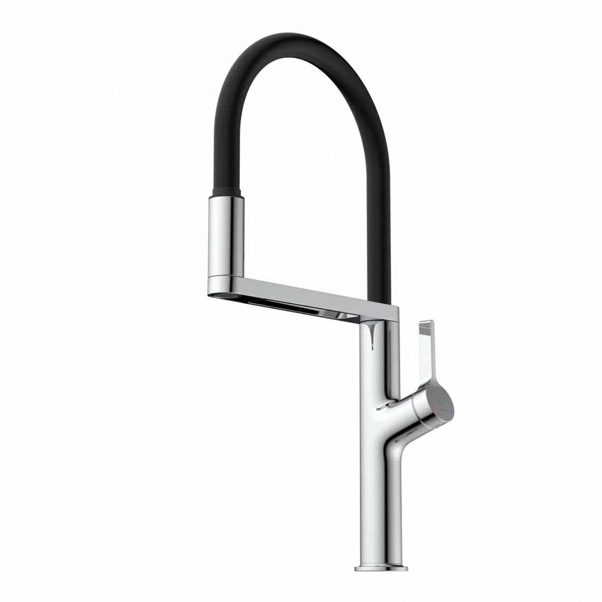 Robinet de cuisine Wasserwerk WK 2 chrome avec bec extractible