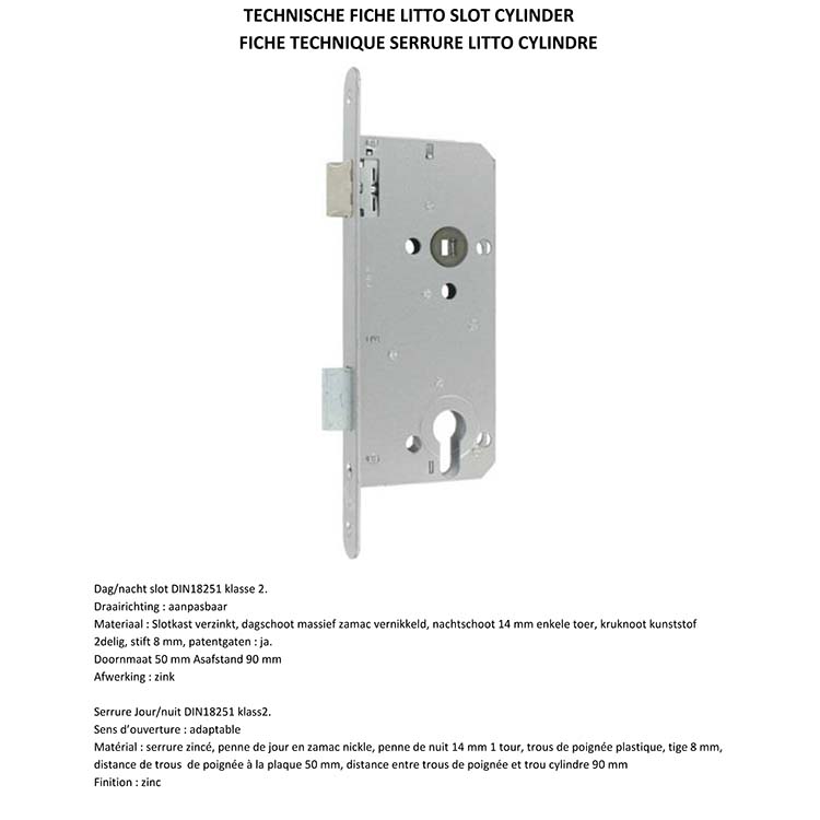 slot cilinder inox