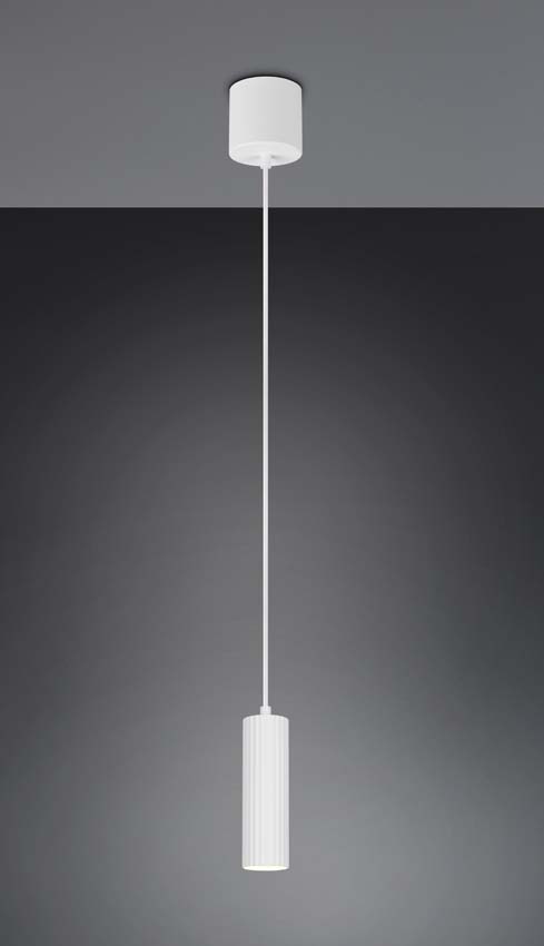 Suspension - Blanc - Ø9cm - Dimmable - GU10 - 1x10W