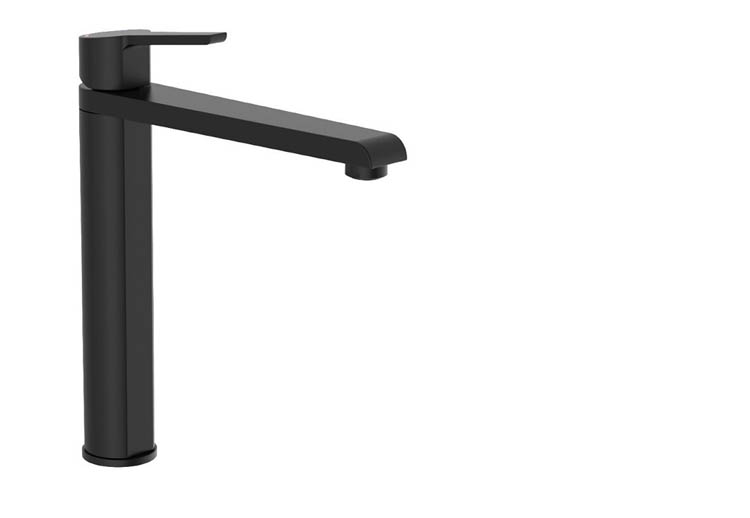 Robinet de cuisine Ferron noir mat