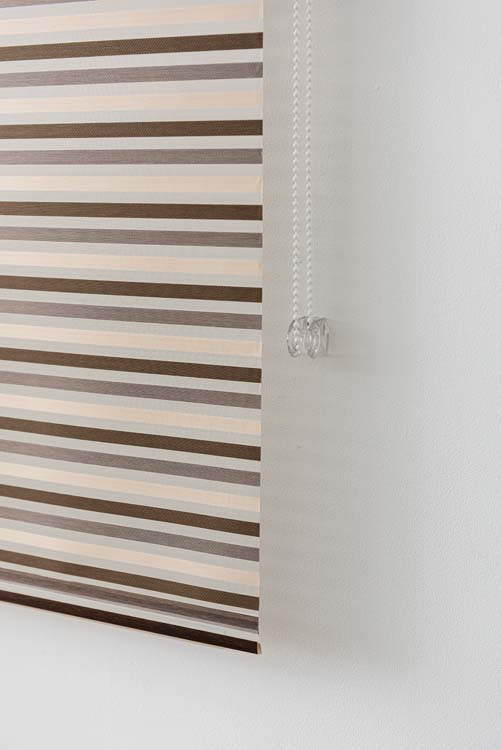 Store enrouleur transparent Cibra marron 160x250cm