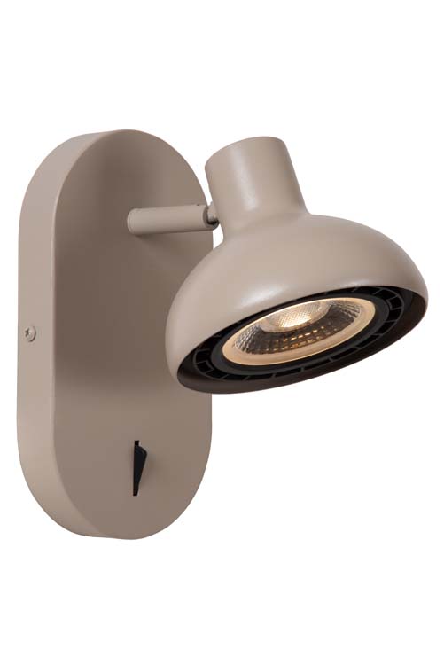 Lucide SENSAS - Wandspot - 1xES111 - Beige