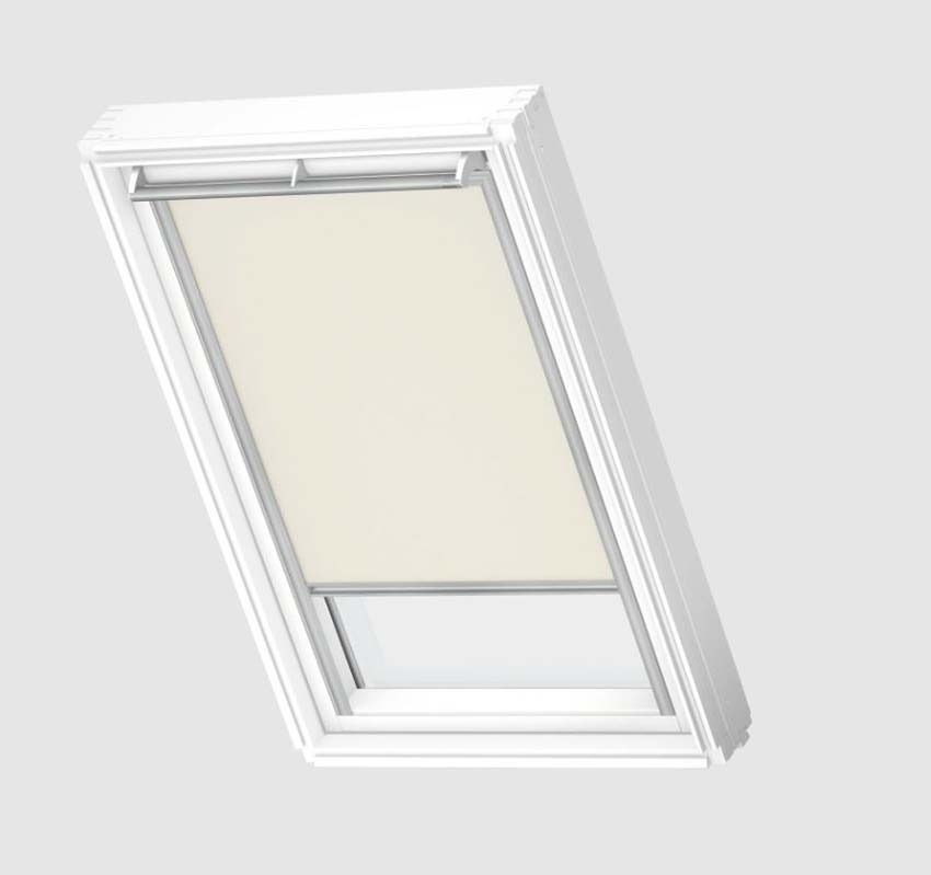 Store enrouleur Velux occultant à commande manuelle beige PK10 1085S