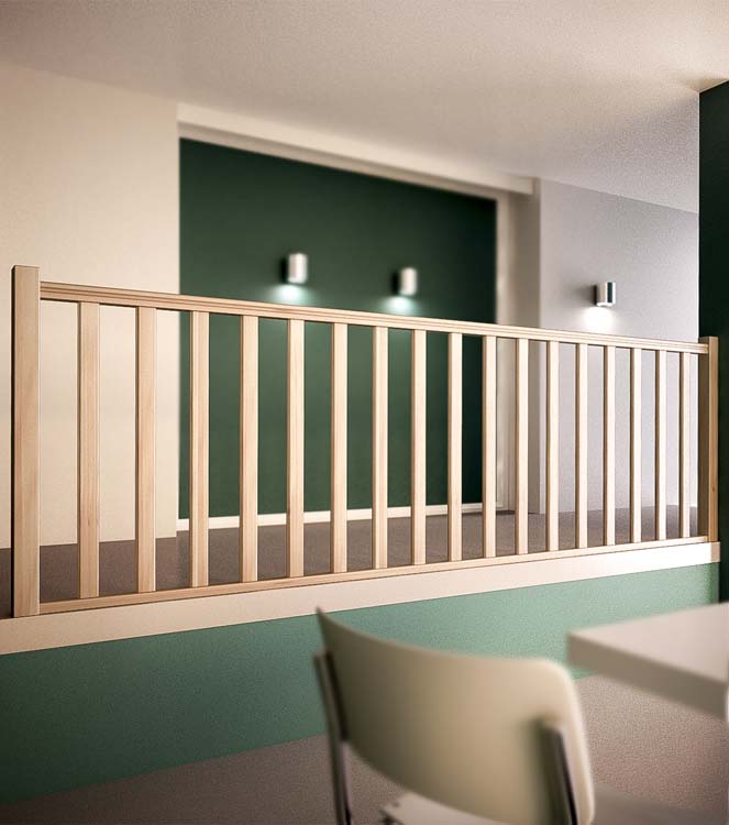 Parapet sapin Leipzig type A 320cm