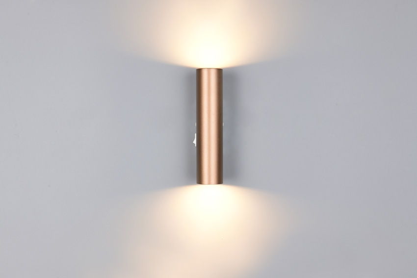 Wandlamp - koffie - 18x4x7cm - GU10/MR11 - 2x5W