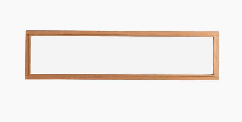 Châssis fixe Trae bois Meranti 46mm naturel L2000xH500mm