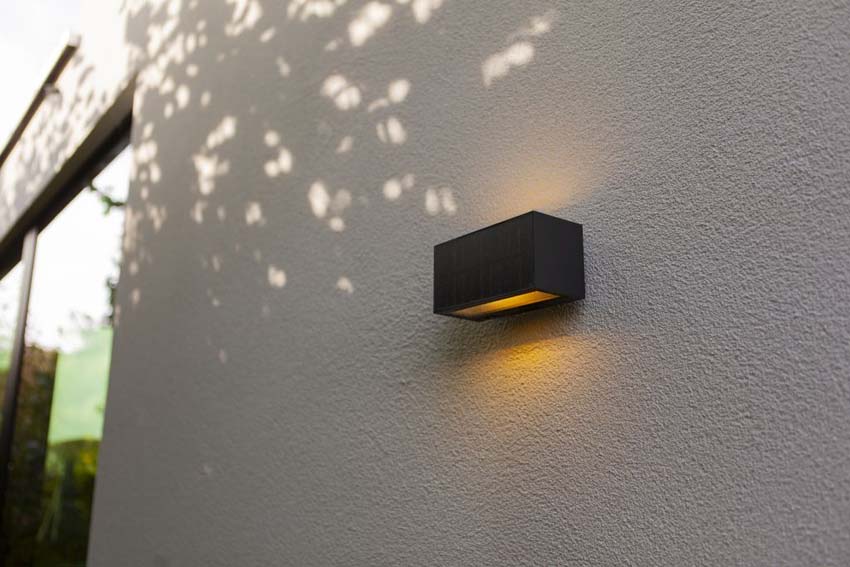 Applique murale extérieur - gris - H8,9cm - LED - 1x9W - 3000K - IP44