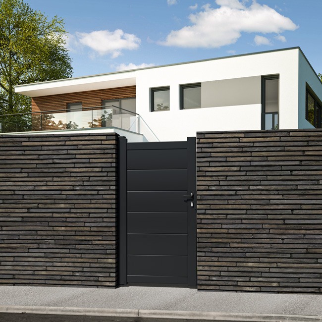 Portillon Salamanca alu anthracite 100x192cm