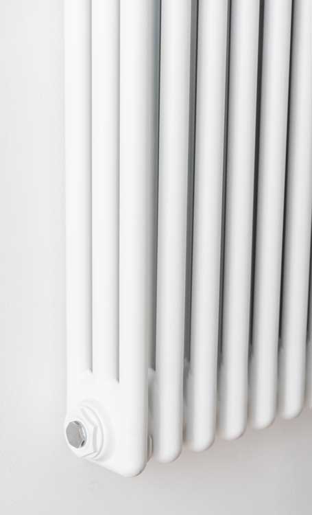 Radiateur design Dell 180x57cm blanc mat 3082 watt