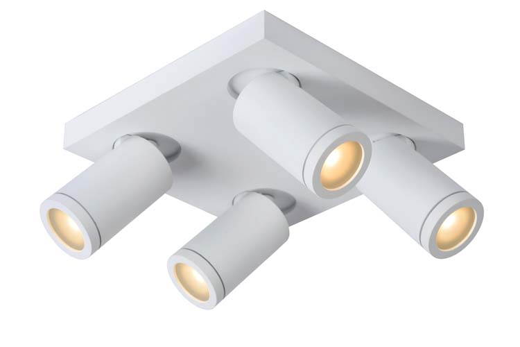 TAYLOR Spot Plafond 4x GU10/5W IP44 DTW  Blanc