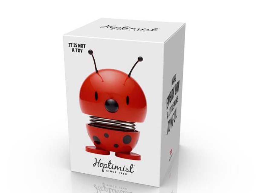 Hoptimist coccinelle rouge
