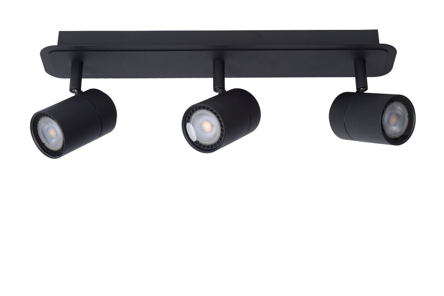 LENNERT Plafondspot 3x5W/GU10 Mat Zwart