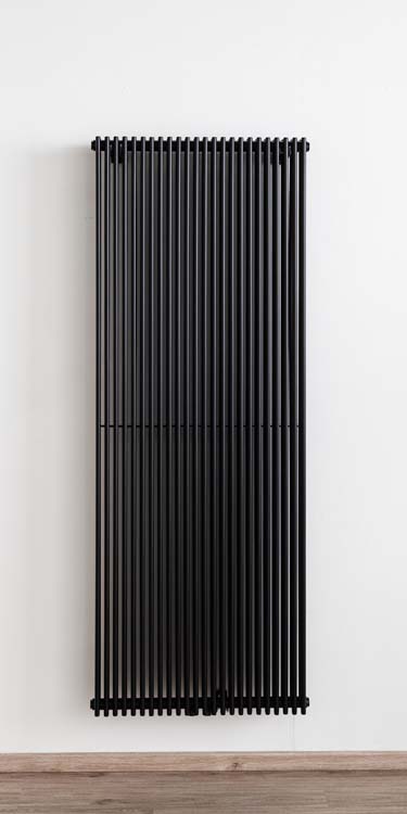 Radiateur design Debra double 180x67,6cm noir mat 3309Watt