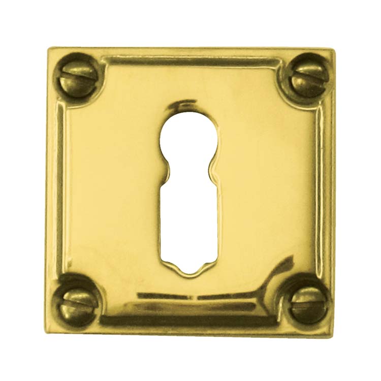 Entrée de clé pro carré cuivre non verni