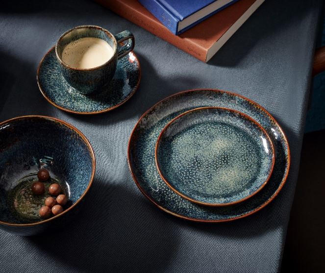 Assiette profonde Mielo 21.5x5 cm saphir