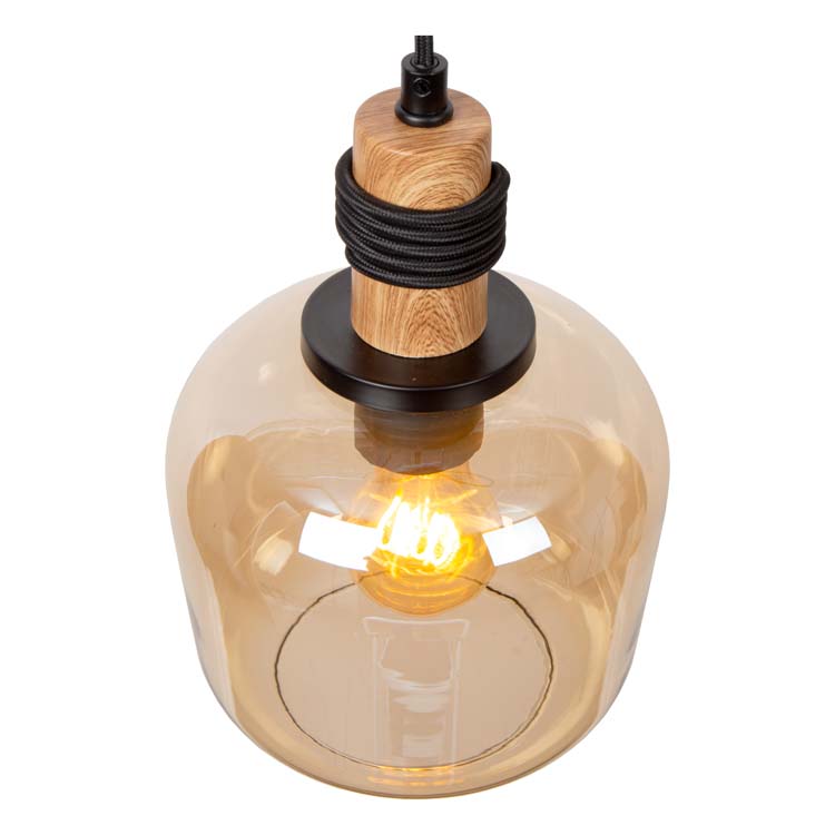 Lucide ILONA - Suspension - 3xE27 - Ambre
