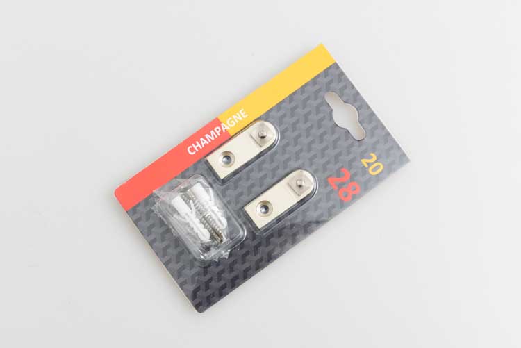 Supports plafond jo20/28mm champagne 2pcs