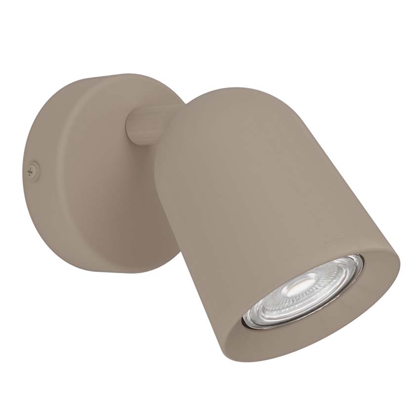 Wandlamp - Zand - Ø8xH11cm - Dimbaar - GU10 - 1x5W