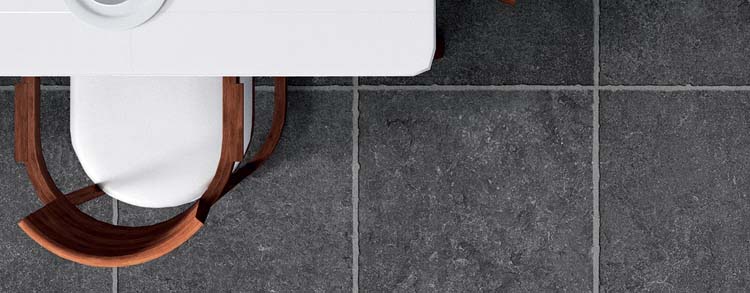 Dalle de terrasse Belchateau anthracite 60x60x1,8cm