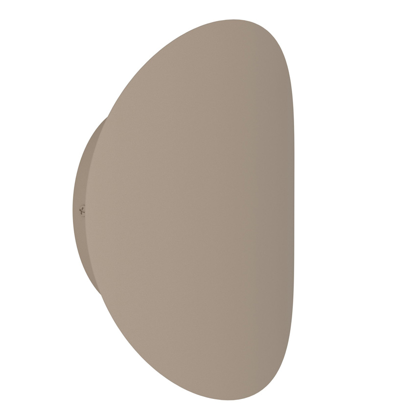 Wandlamp - taupe - 19x6x20cm - LED - 1x4,9W - 2700/4000/6500K - 800lm - IP44