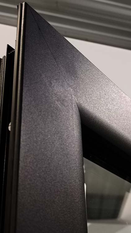 Buitendeur alu Aveiro zwart L 960X2180 mm