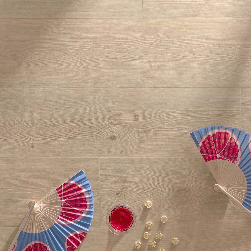 Vinyl vloer Floorify Matterhorn plank 4,5mm lichtbeige 200x24cm Vinyl vloer Floorify Matterhorn plank 4,5mm lichtbeige 200x24cm
