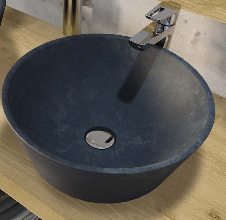 Vasque à poser Melio noir 40cm